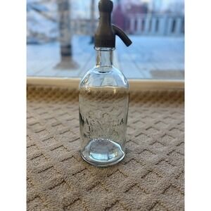 JOANNA GAINES Magnolia Home TV Personality - Clear Glass 12" Seltzer Bottle